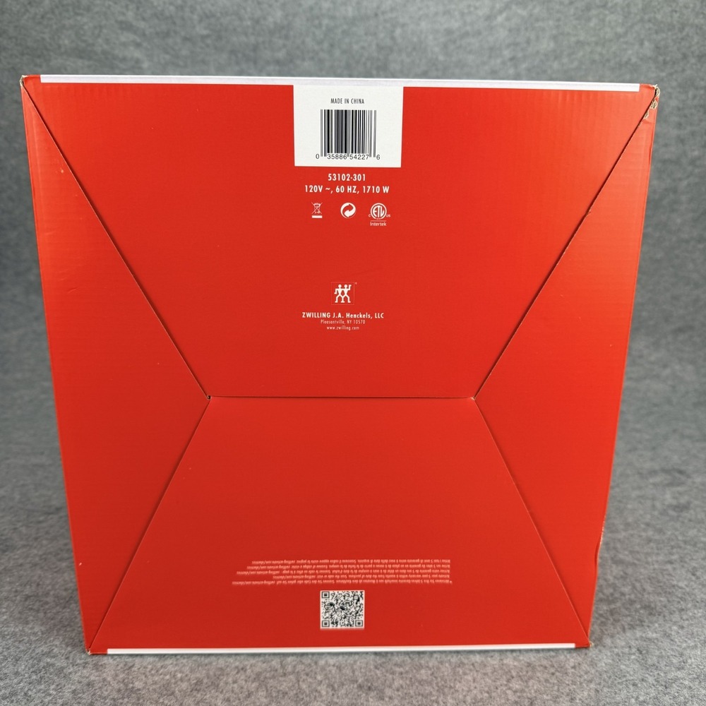 Zwilling Enfinigy 4-Slice Extra Wide Slot Toaster Black Matte 53102-301 NEW - Picture 8 of 9
